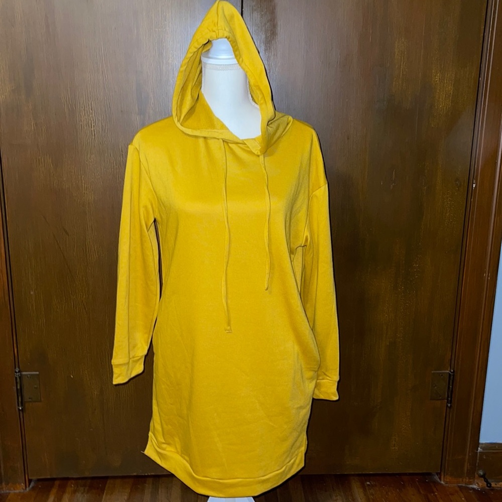 Women’s Long Sleeve Hoodie Sweatshirt Dress